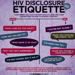 hiv etiquette