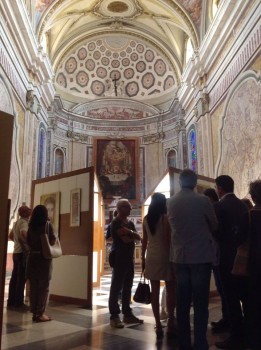 Martina Franca/Festa dell'Architetto (Cappellone Basilica San Martino) Mostra "Biblia Pauperum" - i "cartoni" di Guido Veroi per il mosaico della chiesa Santa Famigli