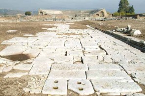 Minturno (Lt), area archeologica della citta romana di Minturnae